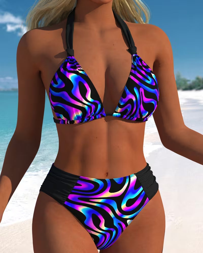 Bikini Gradient Bølge Trykk