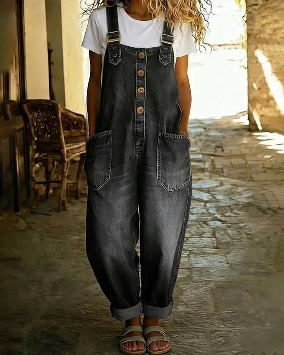 Hoppdrakt Justerbar Denim