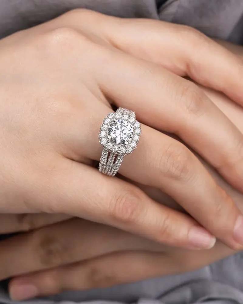 JJ CHIC Full Pave Ring