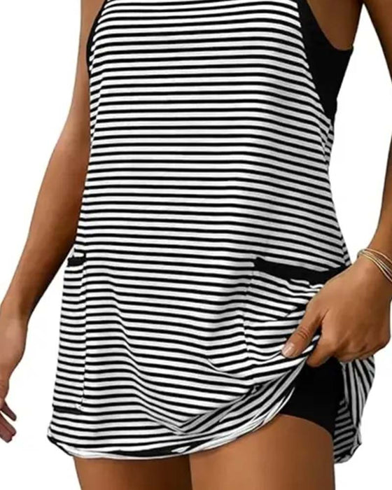 Jumpsuits Stripete Ermeløs Cami Avslappet