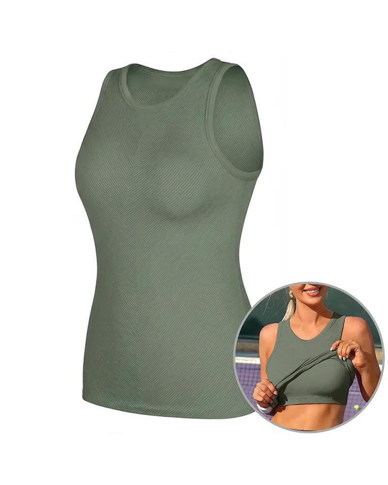 Sportig Tanktopp Med Innebygd Bh