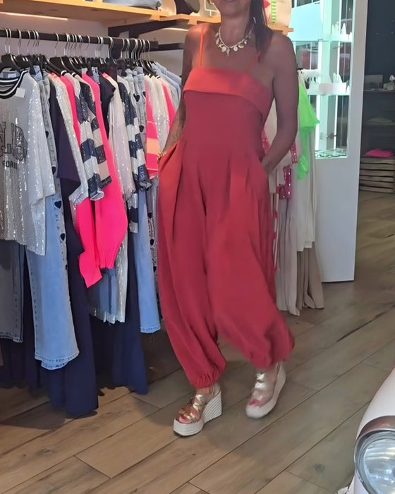 Jumpsuit Bandeau Spagettistropp Brei Ben