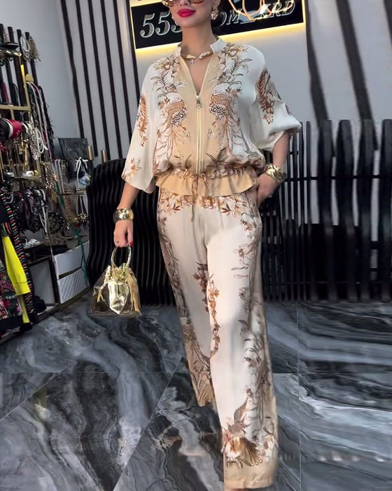 Vid Bukse Dress Temperament Ståkrage Glidelås