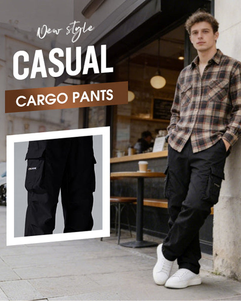 ✨ Herrenes Cargobukser – Mange lommer, Stretch, Casual ✨