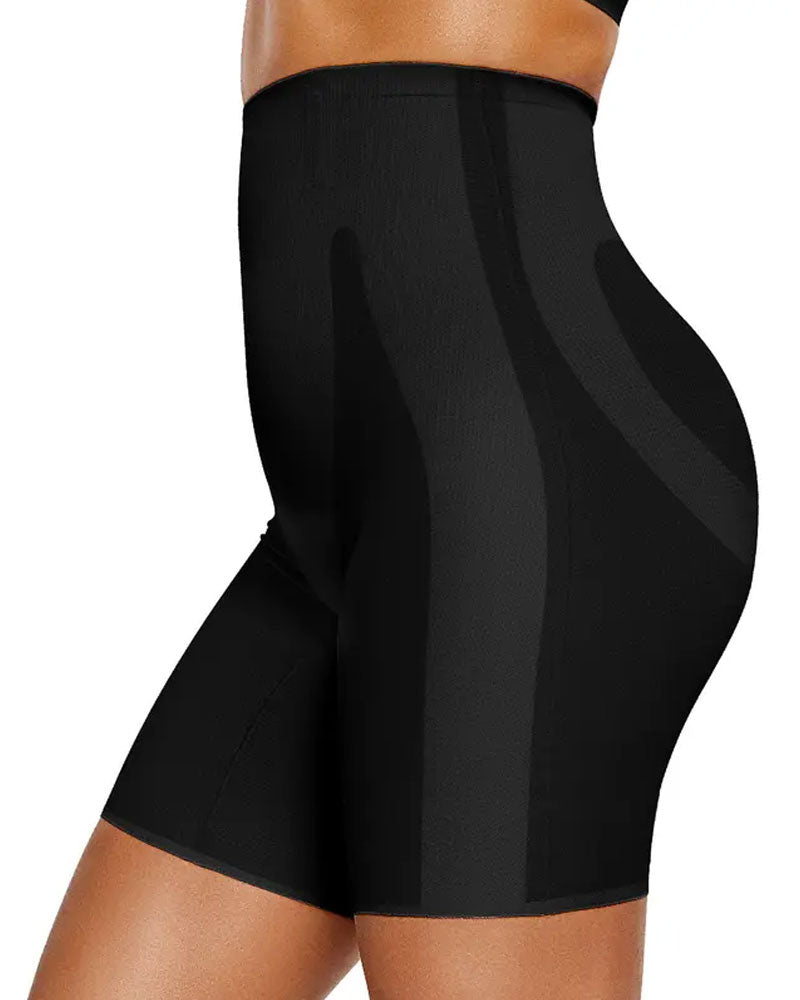 Magekontroll Shapewear Pustende Komfortable Shorts For Kvinner Rumpeløftende Body Shaper Shorts Høy Midje Sømløse Girdles Under Kjole