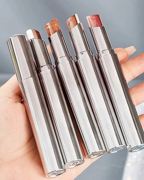 Vanntett Glitrende Øyenskyggestift Med Fargegradient