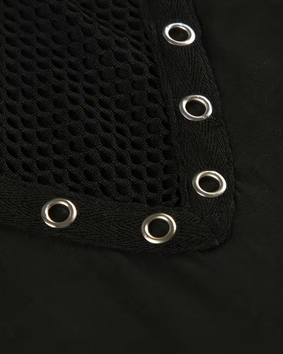Bluse Rund Hals Off-Skulder Utskjæring Cross Over Slim