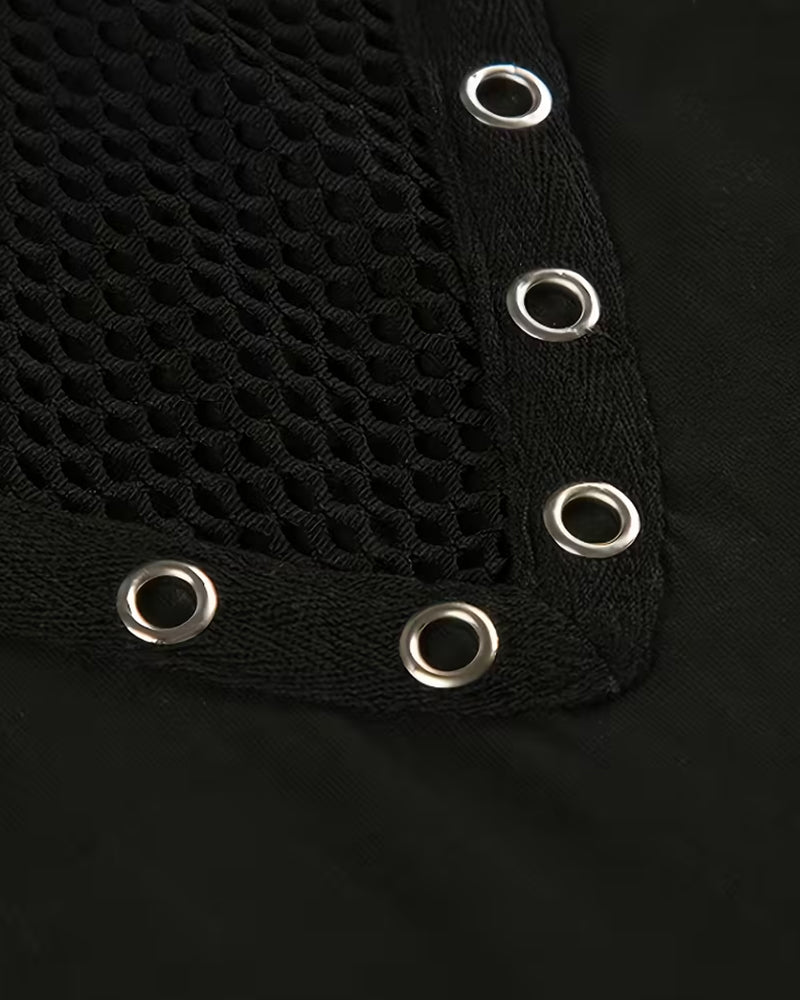 Bluse Rund Hals Off-Skulder Utskjæring Cross Over Slim