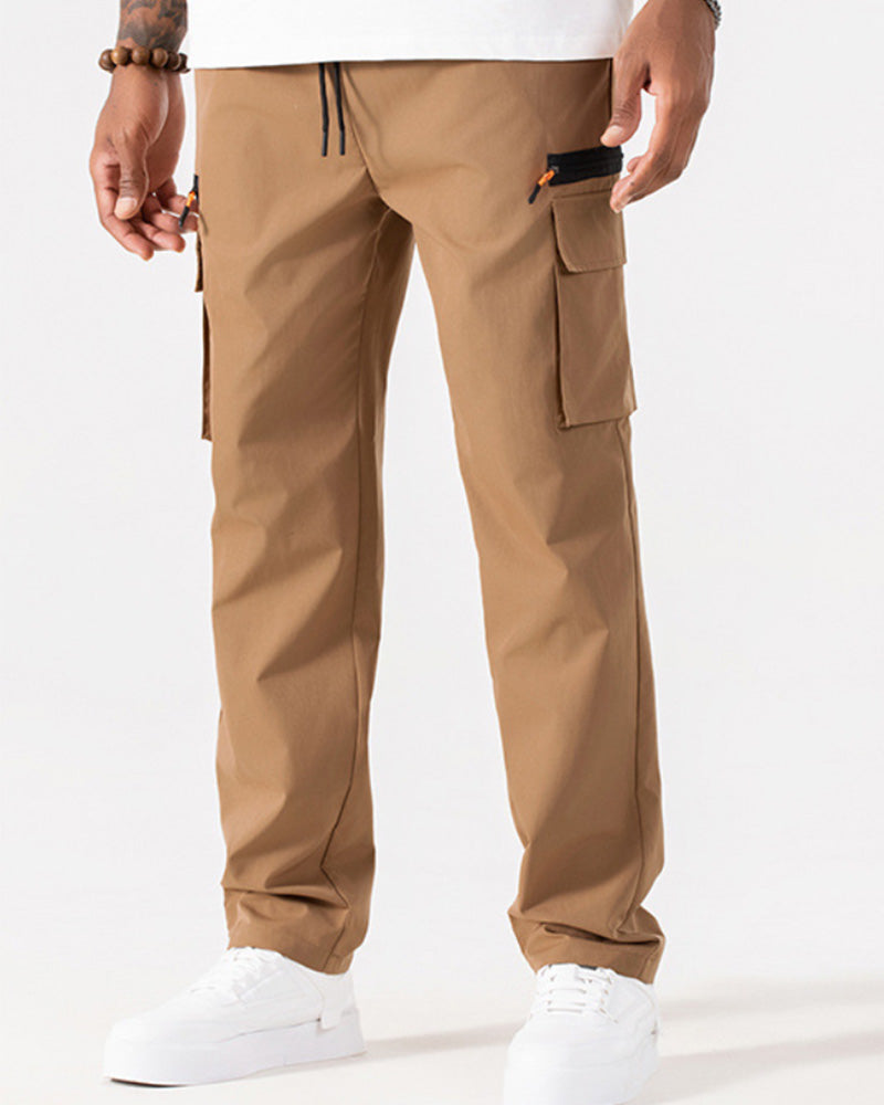 Bukser Løse Avslappede Flerlomme Cargo