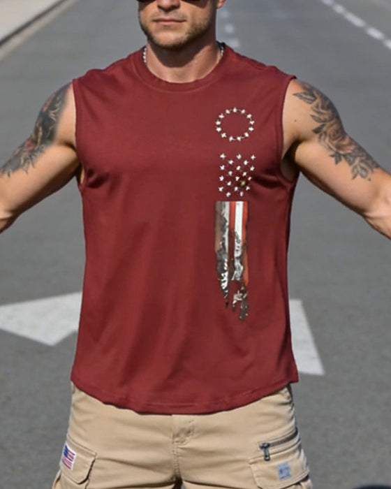 Tank Topp Mote Trykk Ermeløs