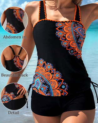 Tankini Plassert Trykk