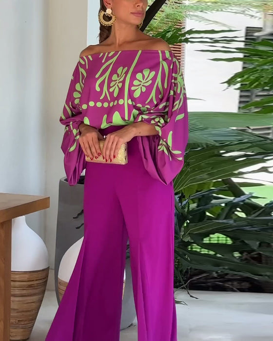 Elegant bluse med én skulder for damer