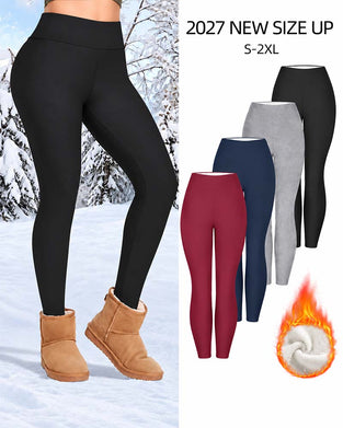 Vinter Tykke Høy Midje Varme Leggings Yogabukser