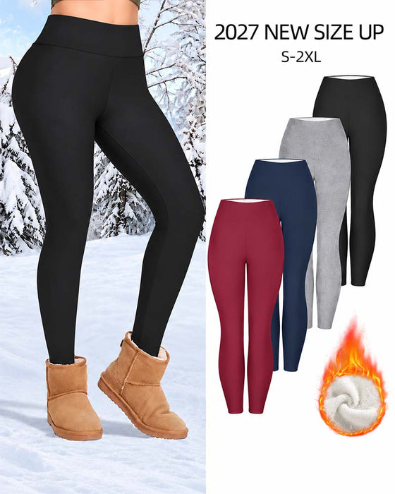 Vinter Tykke Høy Midje Varme Leggings Yogabukser