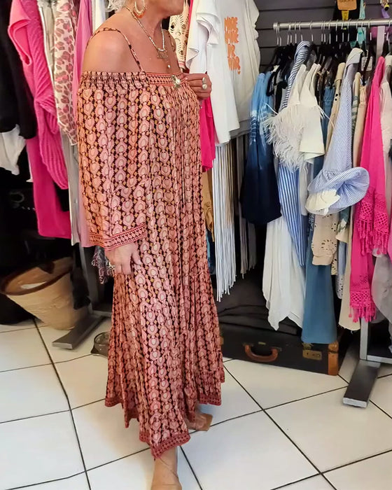 Bohemsk Stil Seleløs Kjole