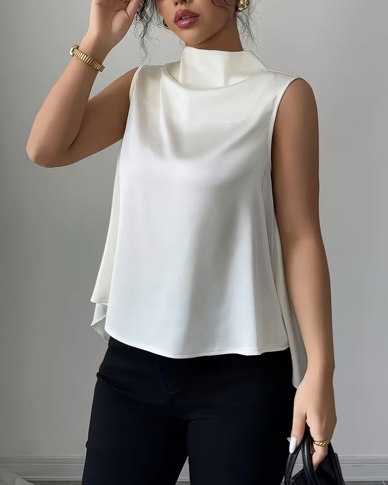 Tank Top Asymmetrisk V-Rygg Design