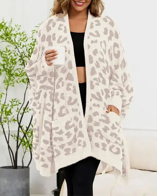 Cardigan Lomme Casual Lang Erme