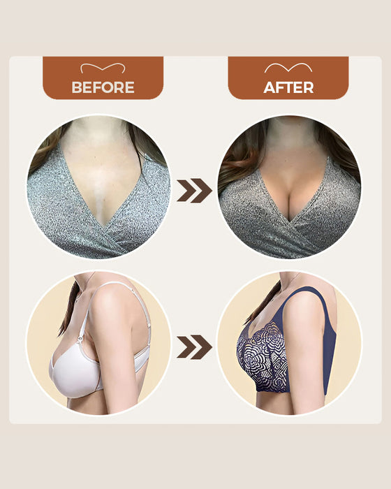 🤩SISTE DAG AV SALGET 🔥Ultimat løft & støtte – Blonde-BH i plus size