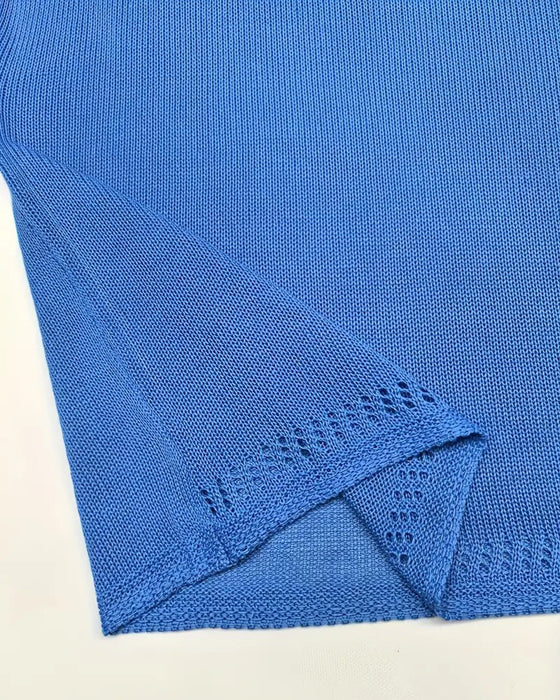 Genser med korte ermer, ensfarget