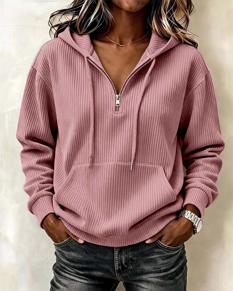 Hoodie Mote Lang Erme