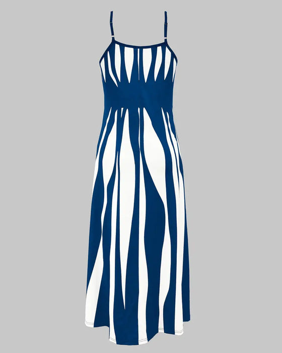 Kjole Temperamentsfull Og Moterikt V-Hals Tråler