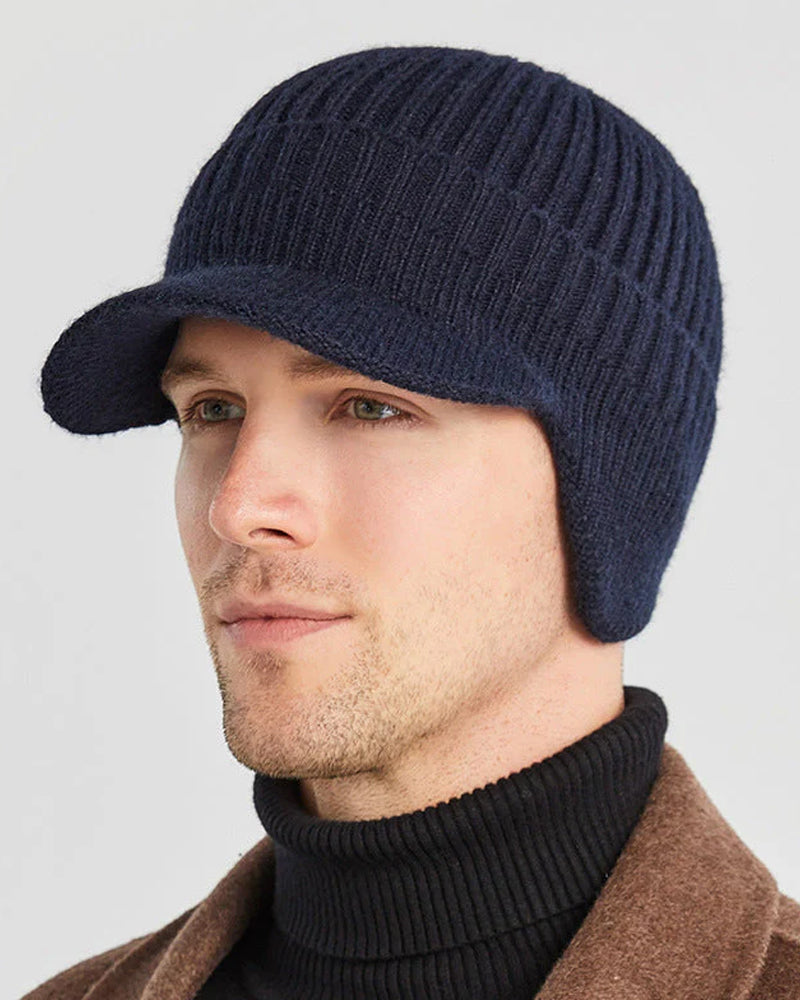 Hatt Utendørs Riding Elastisk Varm Ørebeskyttelse Strikket