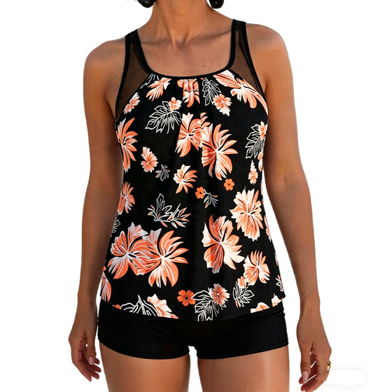 Tankini Mage-Dekkende Trykt