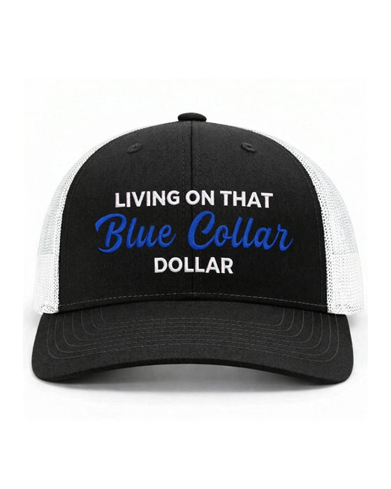 Lue Blå Krage Dollar Trucker – Stolt Arbeidsklær Lue