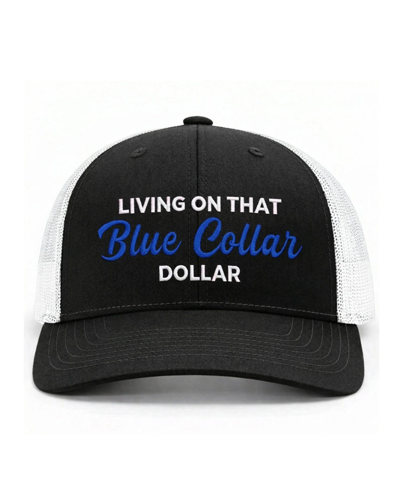 Lue Blå Krage Dollar Trucker – Stolt Arbeidsklær Lue