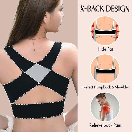 Push-up BH med Ryggstøtte og Sømløs Passform