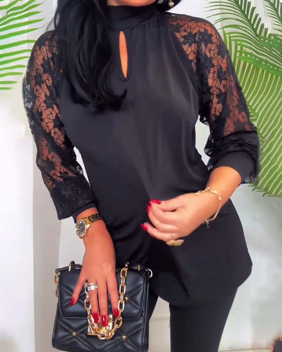 Topp mote ensfarget heklet lappeteppe med blondermer