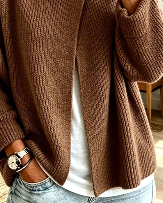 Cardigan Enfarget Langermet