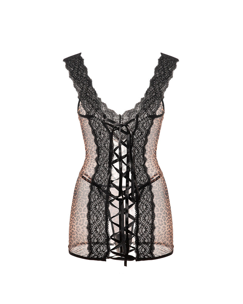 Nattkjole Sexig Stropp Knipling