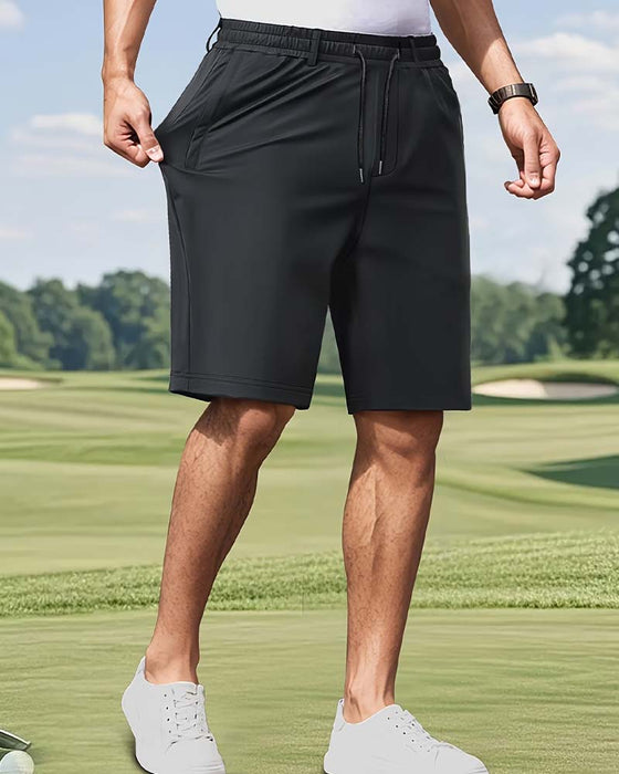 Shorts Elastisk Midje Dragsnor Herre