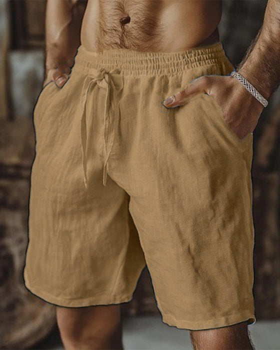 Shorts Snøring Elastisk Midje