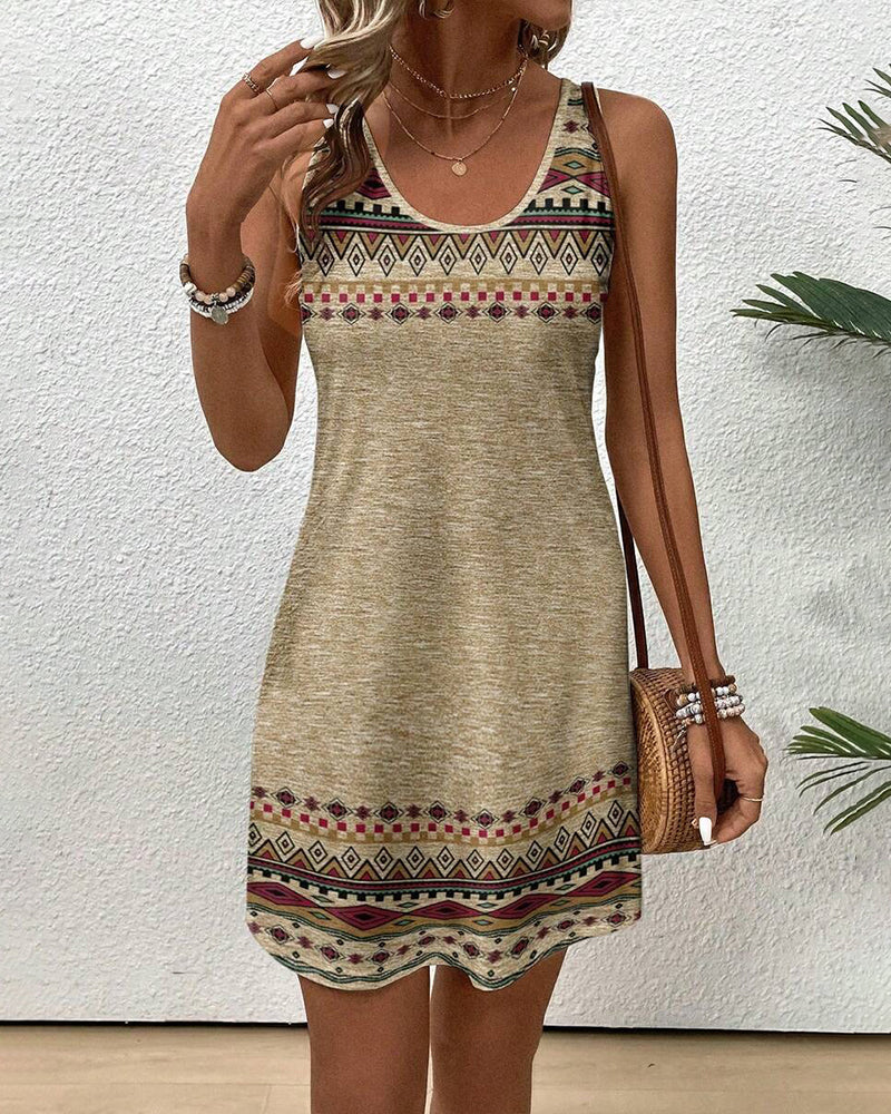 Tankkjole Bohemtrykk