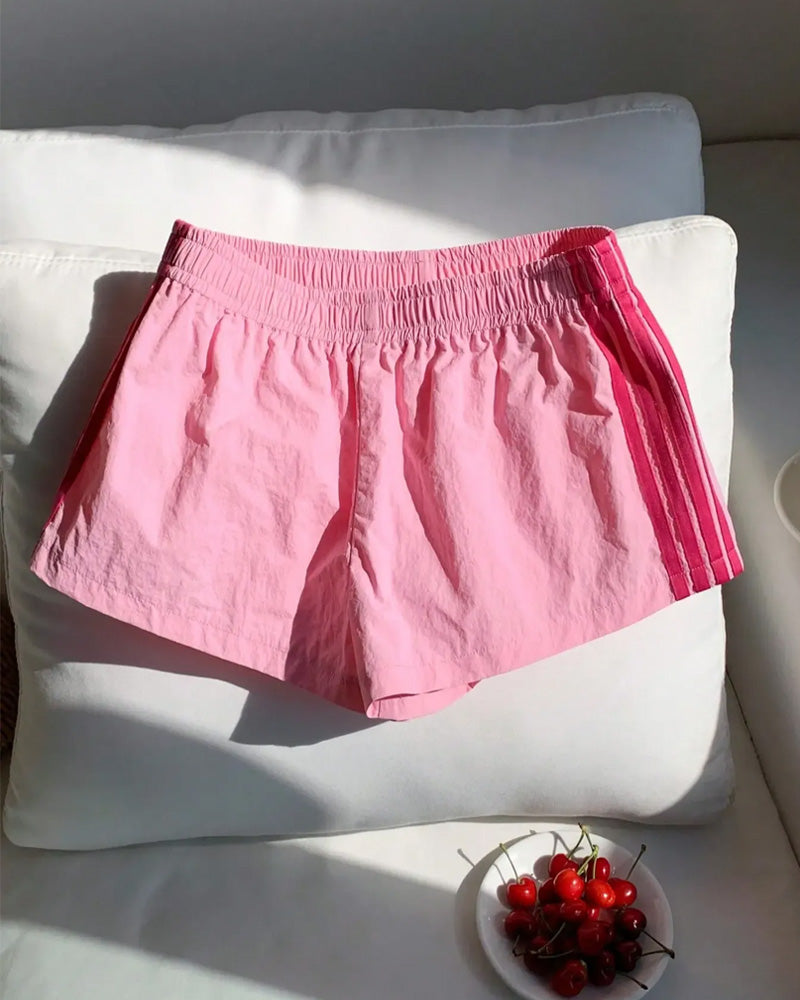Shorts Stripete Kontrasterende Bane