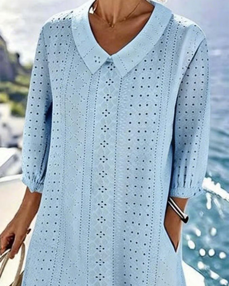 Kjole Baby Doll Hull Hals