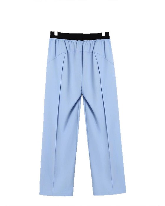 Bukse Fargeblokk Elastisk Midje Casual