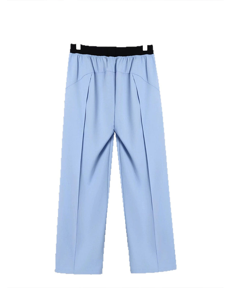 Bukse Fargeblokk Elastisk Midje Casual