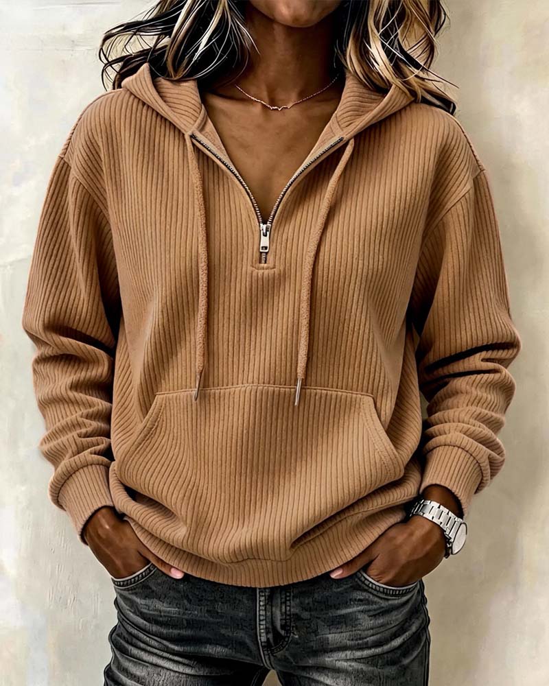 Hoodie Mote Lang Erme