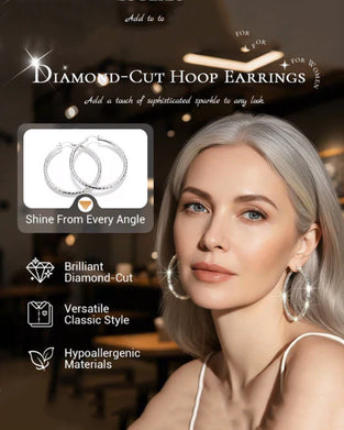 Øredobber Dame Diamantskåret