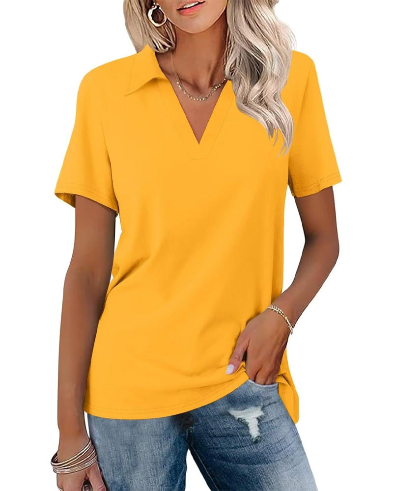 T-Shirt Kort Erme V-Hals Polo