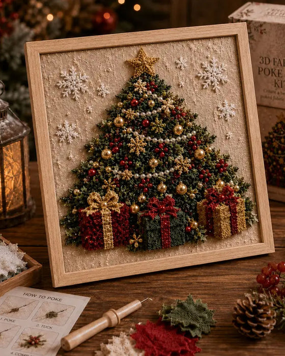 Jul Nålefiltning Stoff DIY Sett