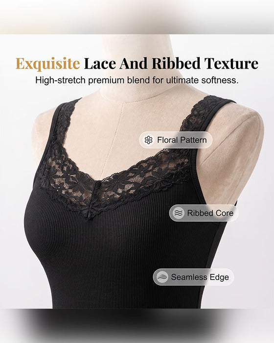 Tank Top Ensfarget V-Hals Blonder