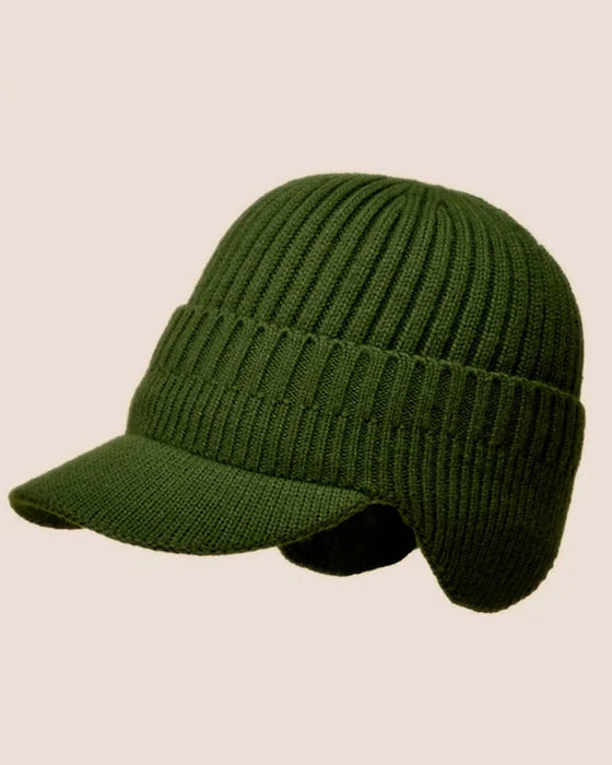 Hatt Utendørs Riding Elastisk Varm Ørebeskyttelse Strikket