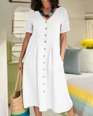 Kjole Casual Enkeltspent