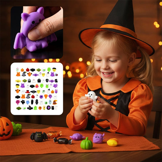 Halloween-squishies stressavlastende lekesett