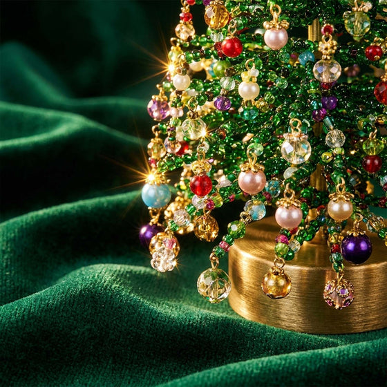 DIY Beaded Christmas Tree Ornament Craft Kit-price zap