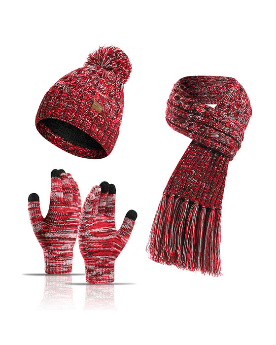 Tresett Hette Strikket Ull